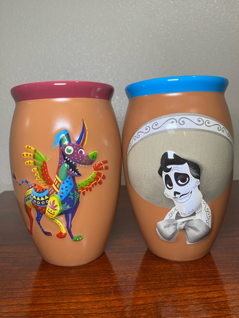 Disney Parks Coco Pixar Dante Ernesto De La Cruz Drinkware Set Mugs Cups NEW